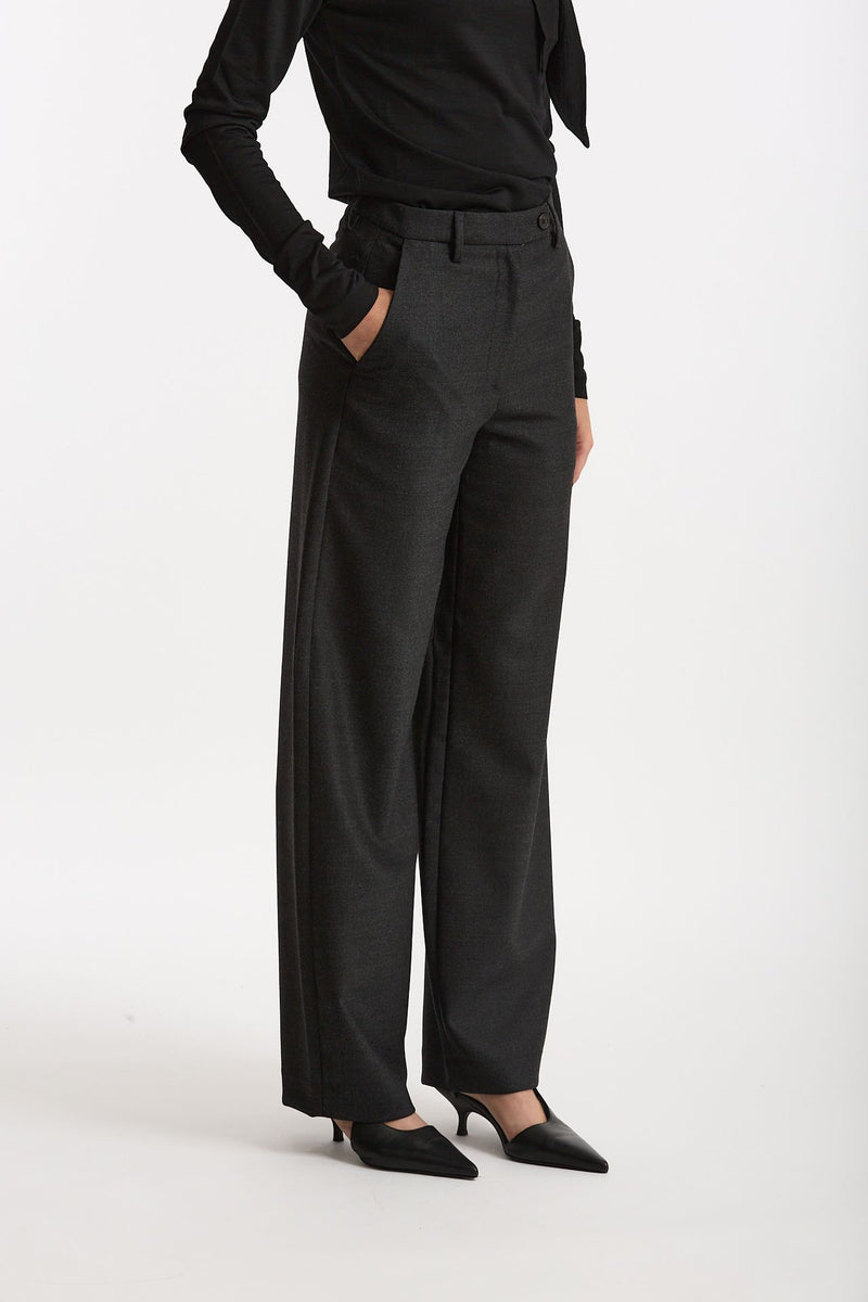 Pantalone in lana PHAEDRA grigio antracite women Grifoni - 6
