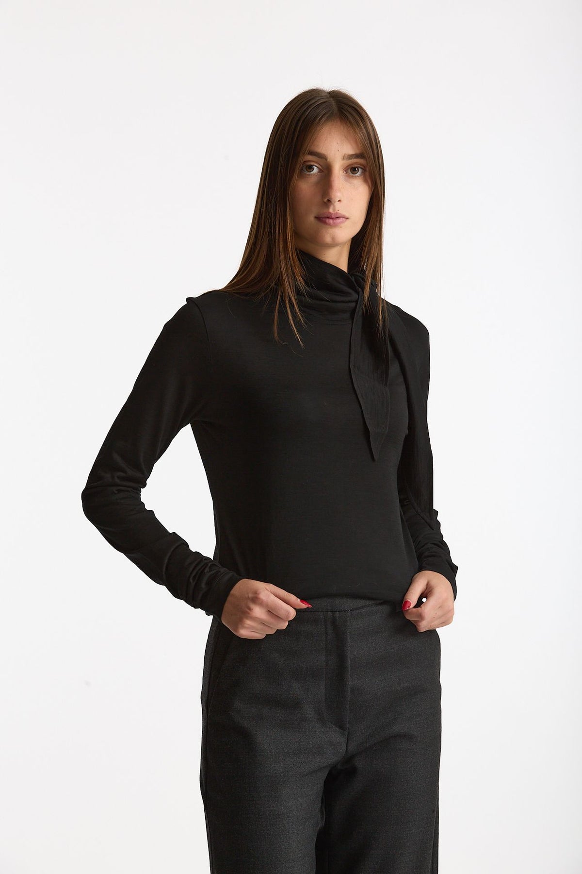 Maglia collo alto TESSA nero women Grifoni - 5