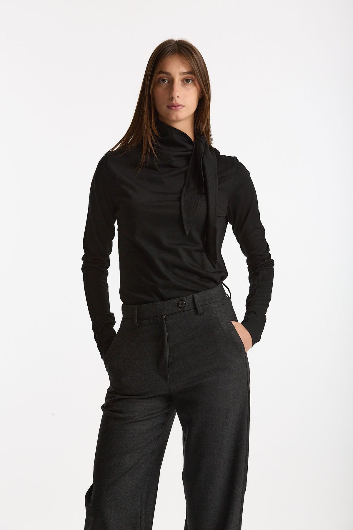 Maglia collo alto TESSA nero women Grifoni - 1
