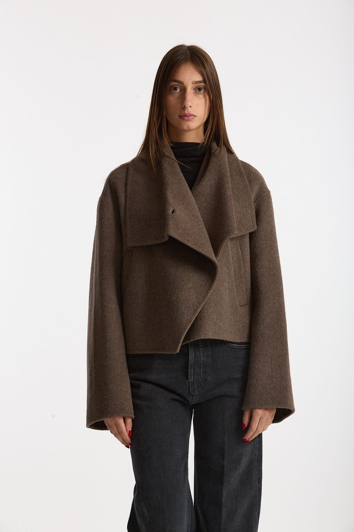 Giacca Gala cropped tortora scuro women Grifoni - 1