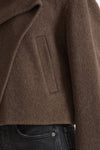 Giacca Gala cropped tortora scuro women Grifoni - 5