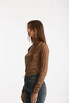 Maglia collo alto TESSA cammello women Grifoni - 4