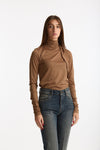 Maglia collo alto TESSA cammello women Grifoni - 1