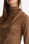 Maglia collo alto TESSA cammello women Grifoni - 2