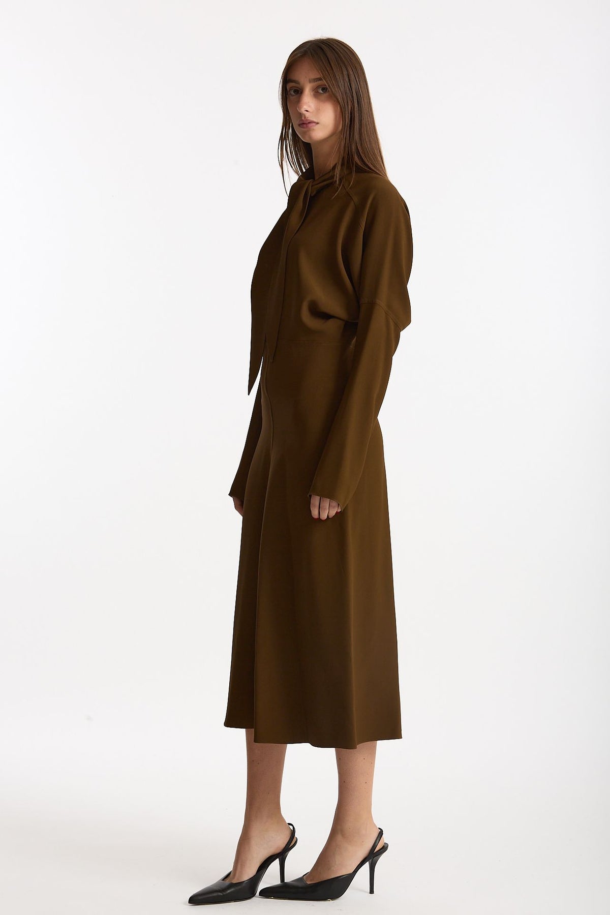 Abito midi AYLA tabacco women Grifoni - 1