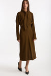 Abito midi AYLA tabacco women Grifoni - 2