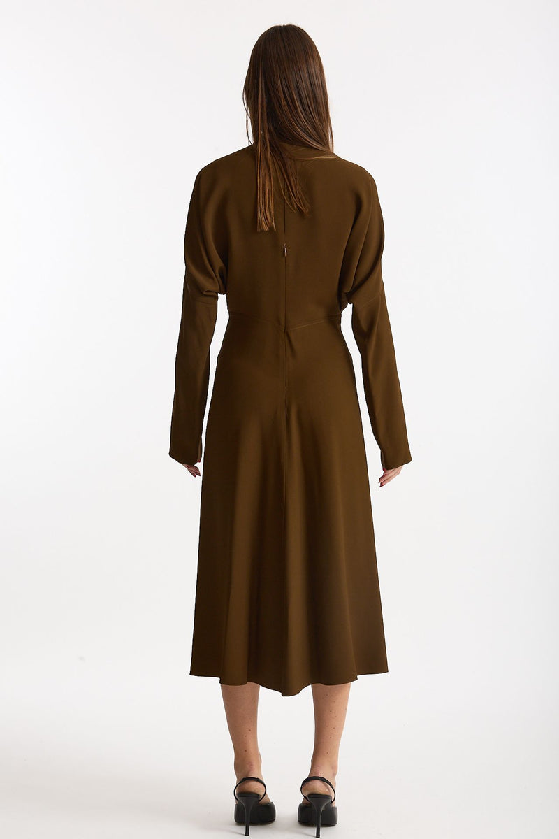 Abito midi AYLA tabacco women Grifoni - 3
