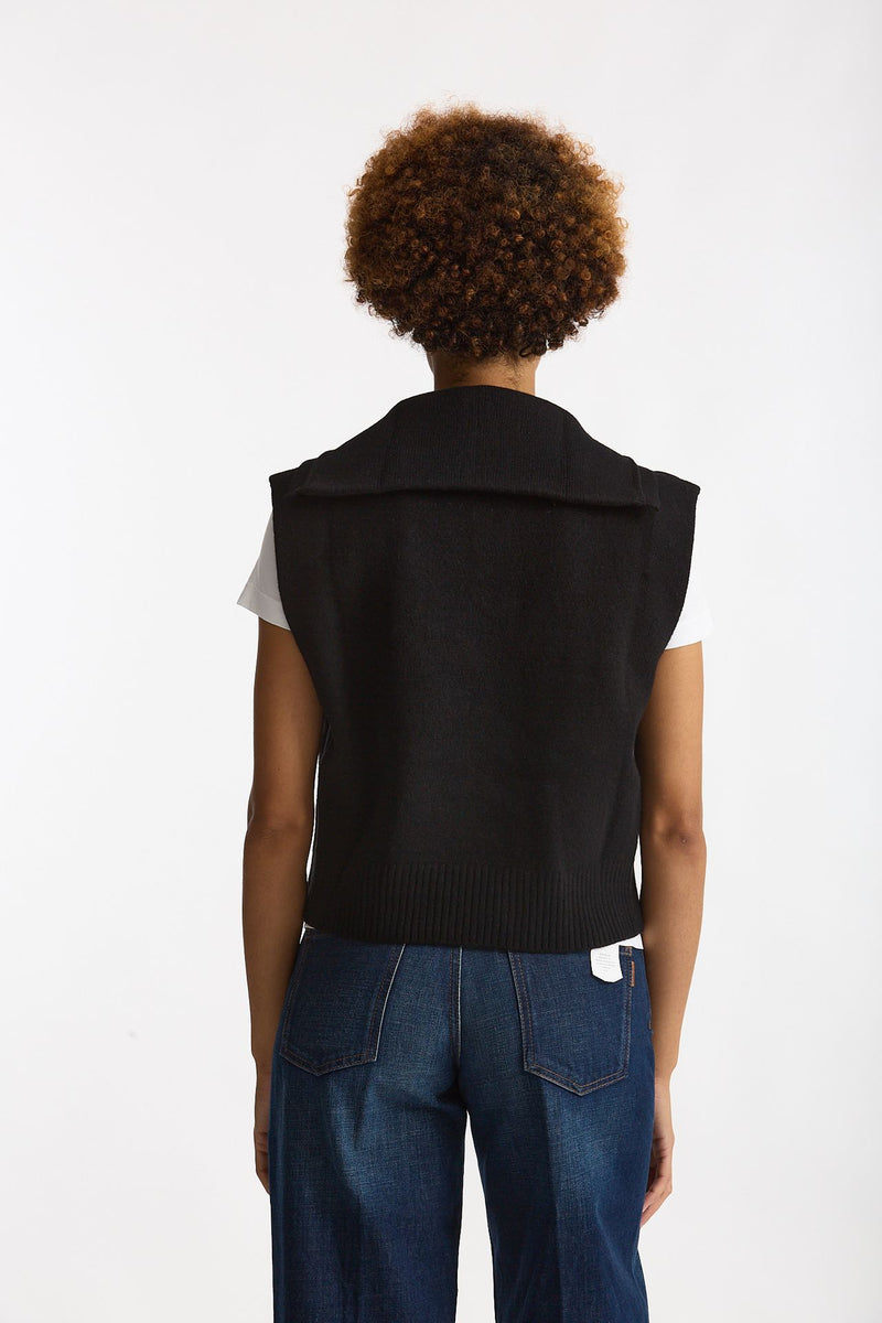 Gilet in lana nero women Grifoni - 3