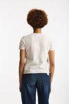 Maglia mezza manica in lana panna women Grifoni - 3
