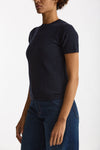 Maglia mezza manica in lana blu women Grifoni - 2