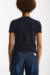 Maglia mezza manica in lana blu women Grifoni - 3