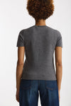 Maglia mezza manica in lana grigio women Grifoni - 3