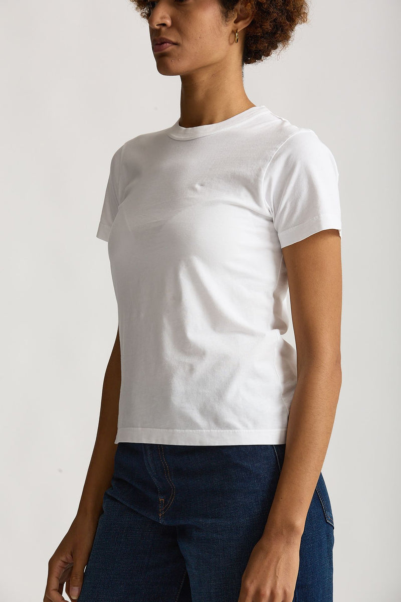 T-shirt basic in cotone bianco women Grifoni - 2