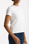 T-shirt basic in cotone bianco women Grifoni - 4