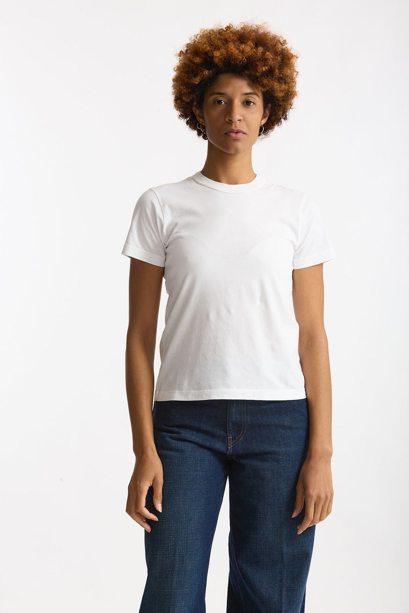 T-shirt basic in cotone bianco women Grifoni - 1