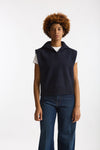 Gilet in lana blu women Grifoni - 2