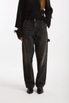Jeans workwear SIBILLA Nero slavato women Haikure - 1