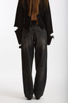 Jeans workwear SIBILLA Nero slavato women Haikure - 2