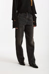 Jeans workwear SIBILLA Nero slavato women Haikure - 4