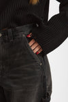 Jeans workwear SIBILLA Nero slavato women Haikure - 5