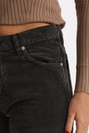 Pantaloni in velluto CLARA nero slavato women Haikure - 5