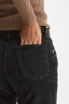 Pantaloni in velluto CLARA nero slavato women Haikure - 6
