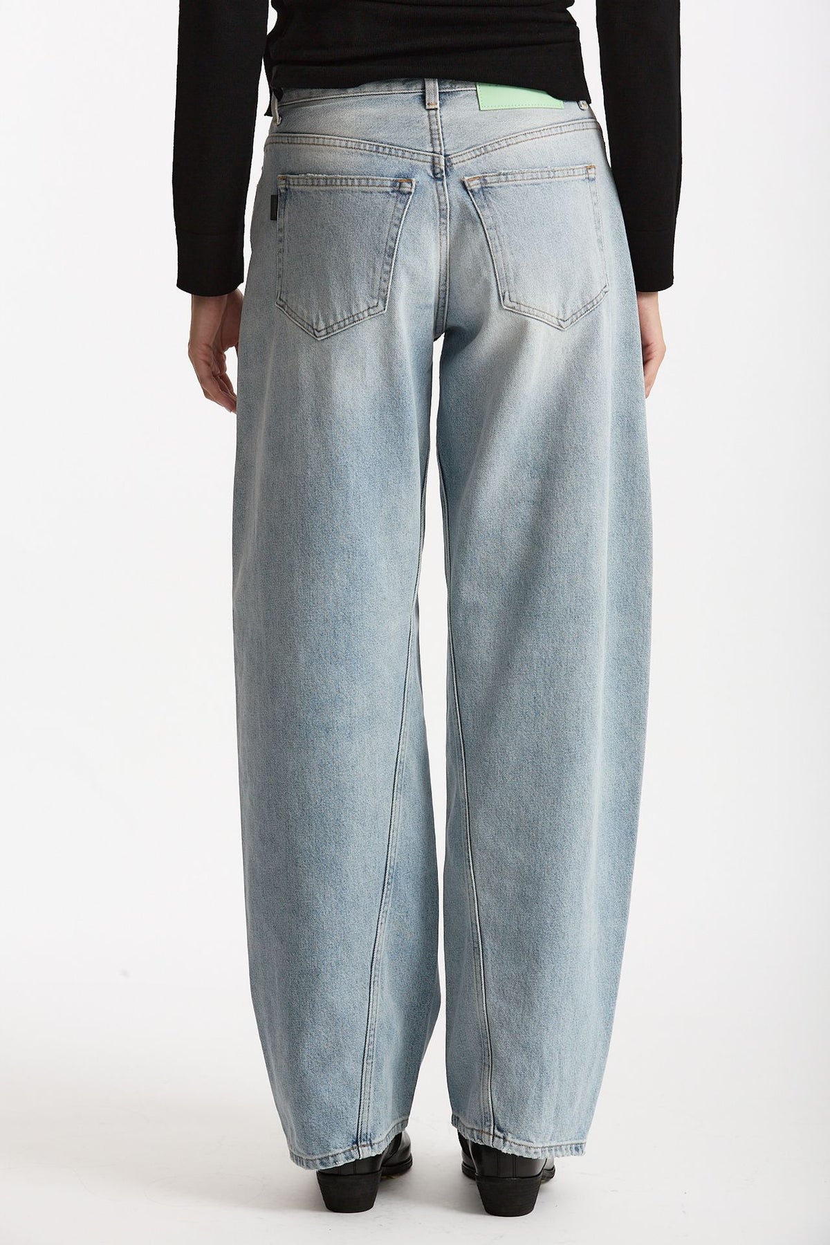 Jeans barrel CLYDE denim chiaro women Haikure - 3