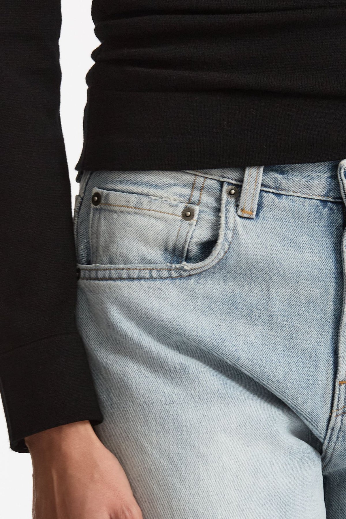 Jeans barrel CLYDE denim chiaro women Haikure - 5