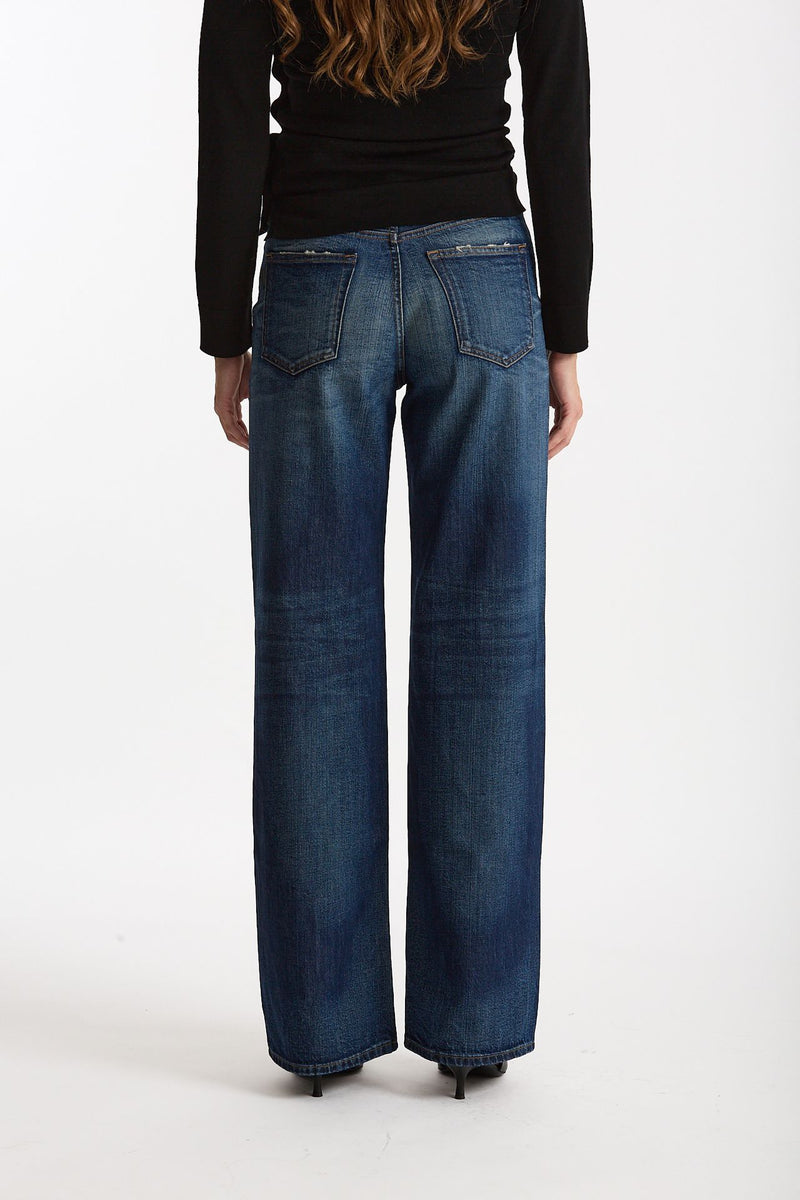 Jeans wide leg KOREA vita alta women Haikure - 4