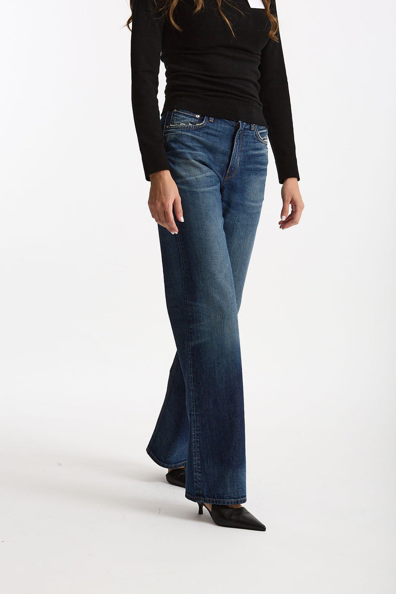 Jeans wide leg KOREA vita alta women Haikure - 1