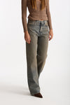 Jeans wide leg KOREA vita alta women Haikure - 1