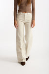 Pantaloni in velluto CLARA panna women Haikure - 1