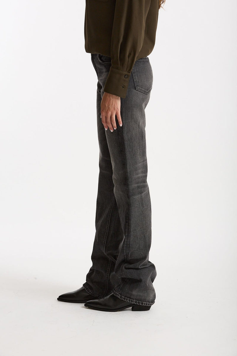 Jeans dritto STAR lavaggio grigio nero women Haikure - 3