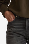 Jeans dritto STAR lavaggio grigio nero women Haikure - 5