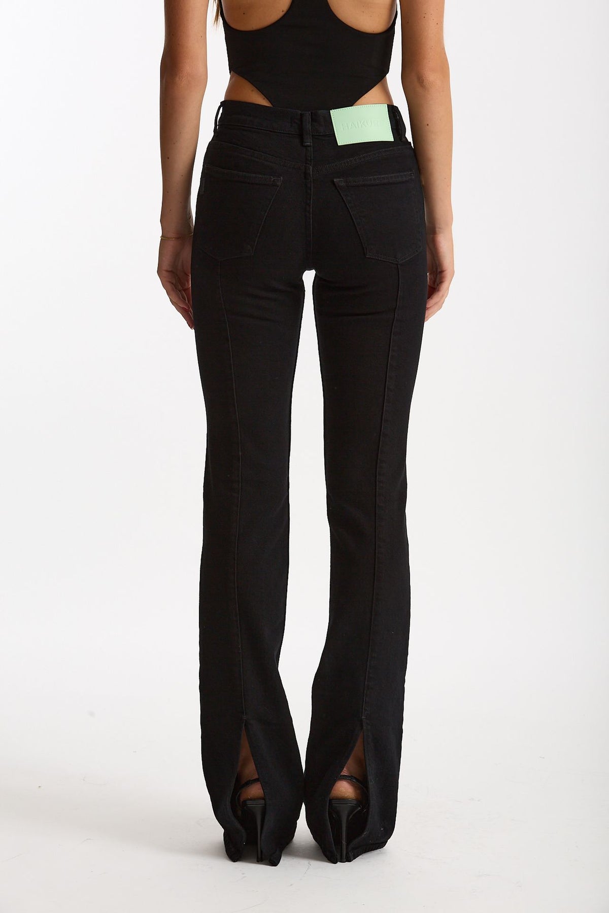 Jeans bootcut CHEWI nero women Haikure - 4