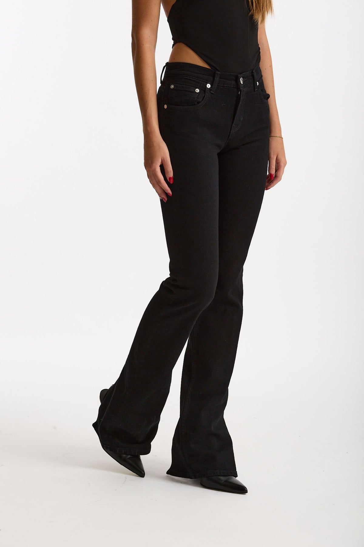 Jeans bootcut CHEWI nero women Haikure - 3