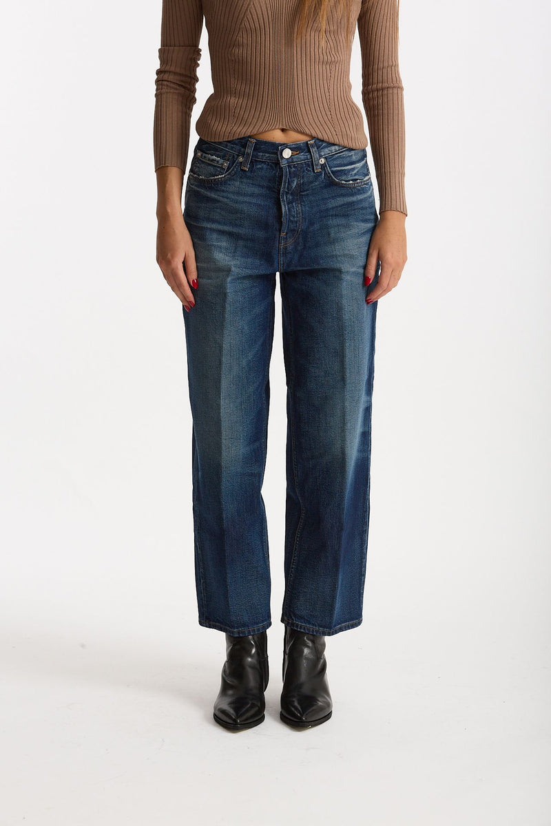 Jeans boy BETTY lavaggio blu scuro women Haikure - 2