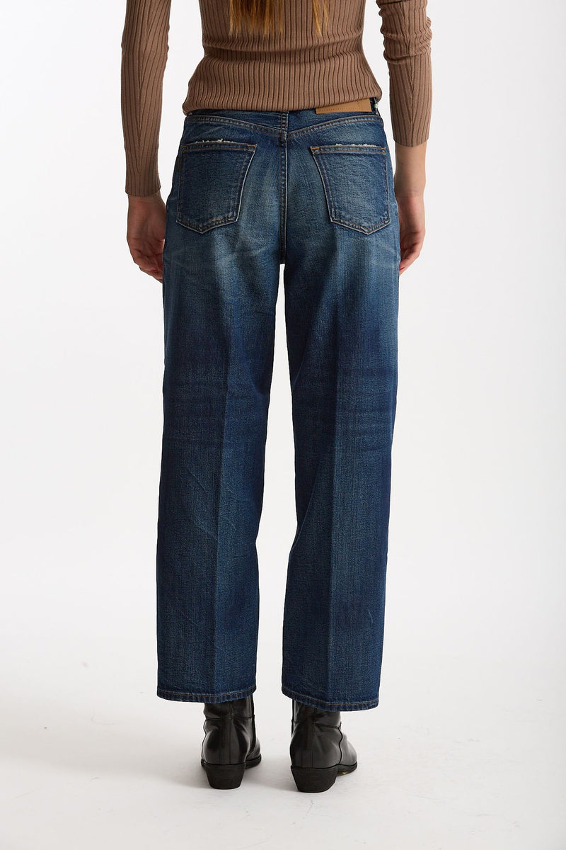 Jeans boy BETTY lavaggio blu scuro women Haikure - 3