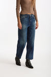 Jeans boy BETTY lavaggio blu scuro women Haikure - 4