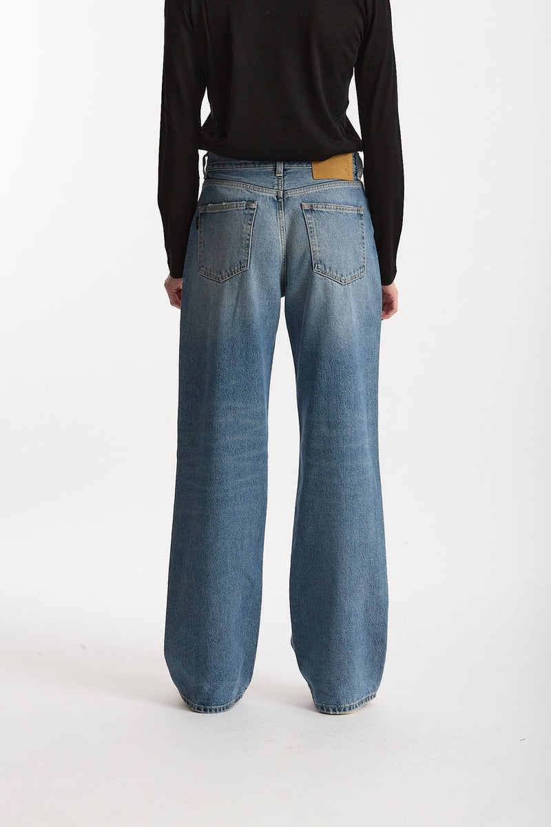 Jeans wide leg KOREA Vita alta women Haikure - 3