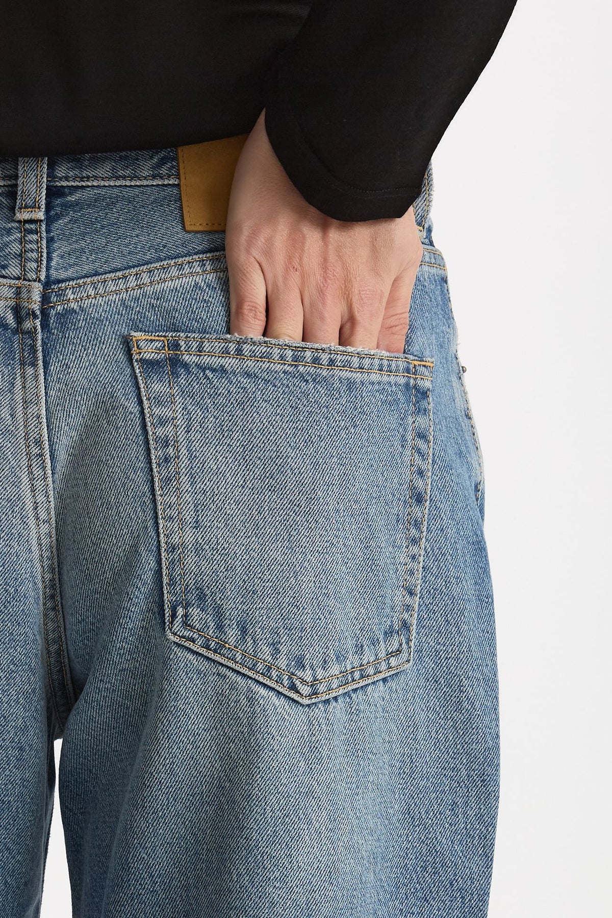 Jeans wide leg KOREA Vita alta women Haikure - 5