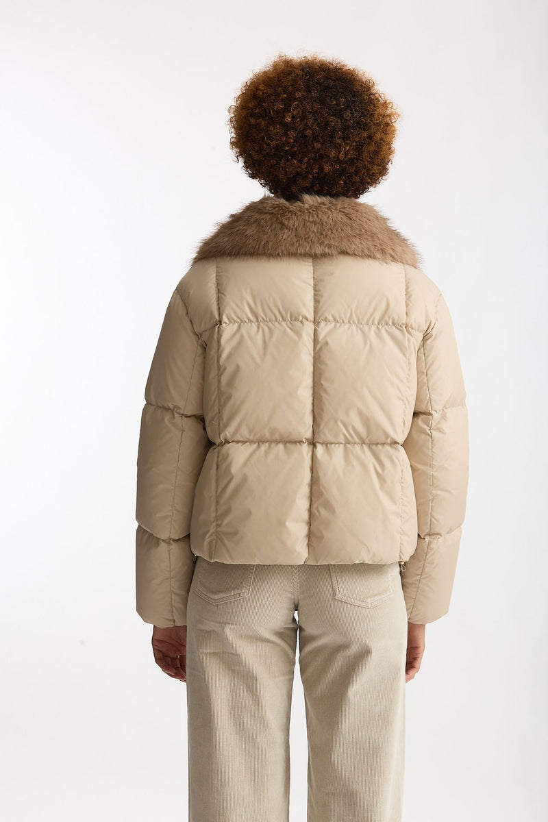 Piumino corto beige women Herno - 4