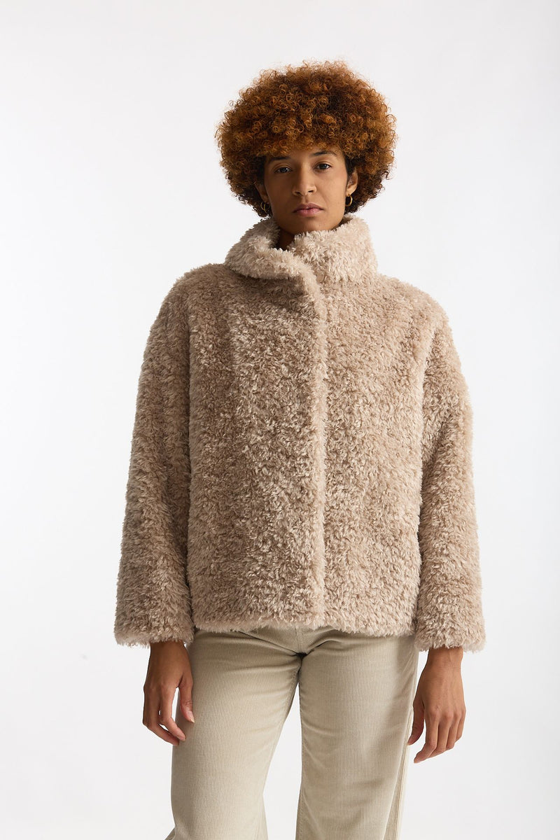 Eco pelliccia corta beige women Herno - 2
