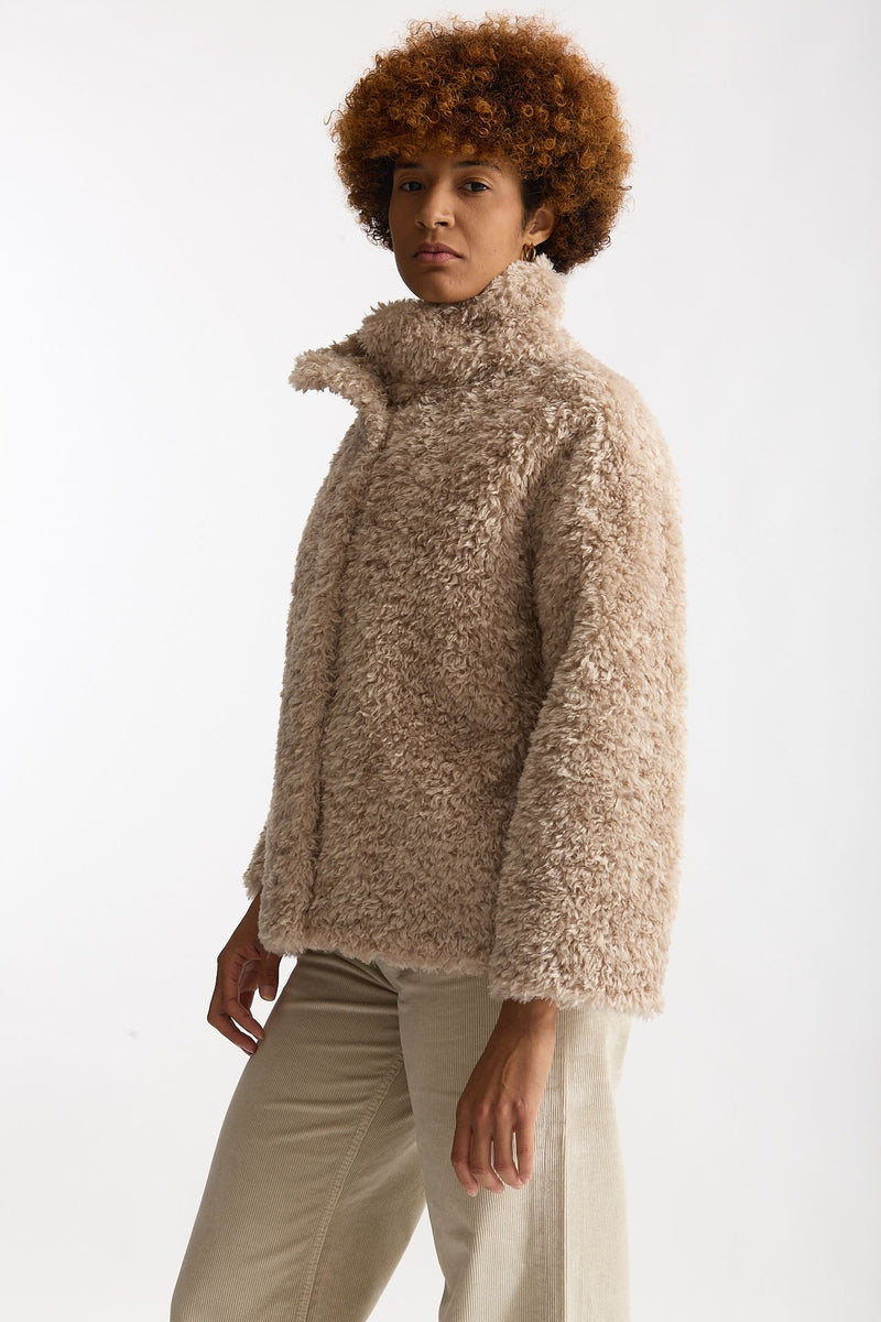 Eco pelliccia corta beige women Herno - 1