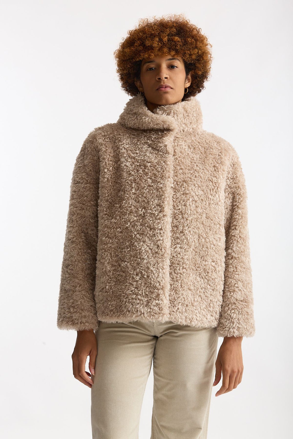 Eco pelliccia corta beige women Herno - 4