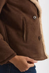 Eco montone corto marrone e beige women Herno - 5