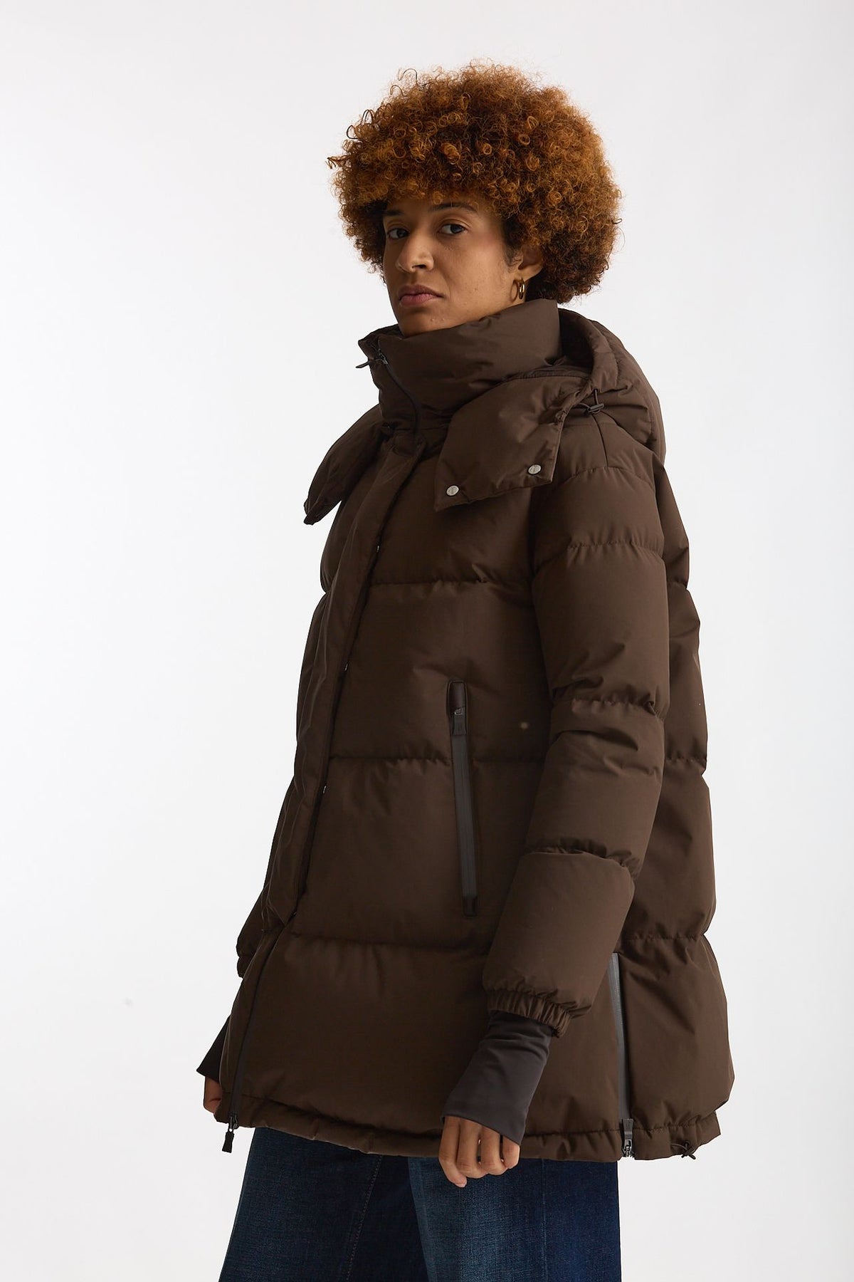 Piumino over windstopper marrone women Herno - 3