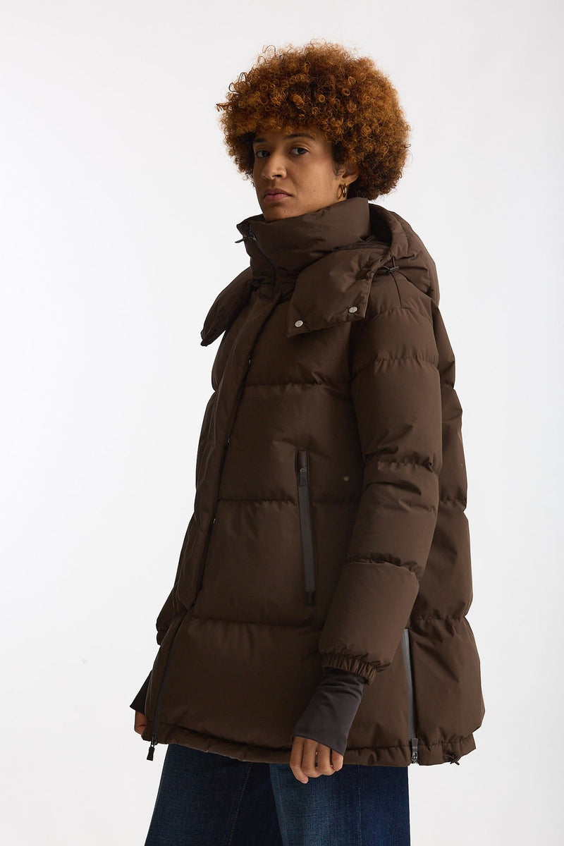 Piumino over windstopper marrone women Herno - 3