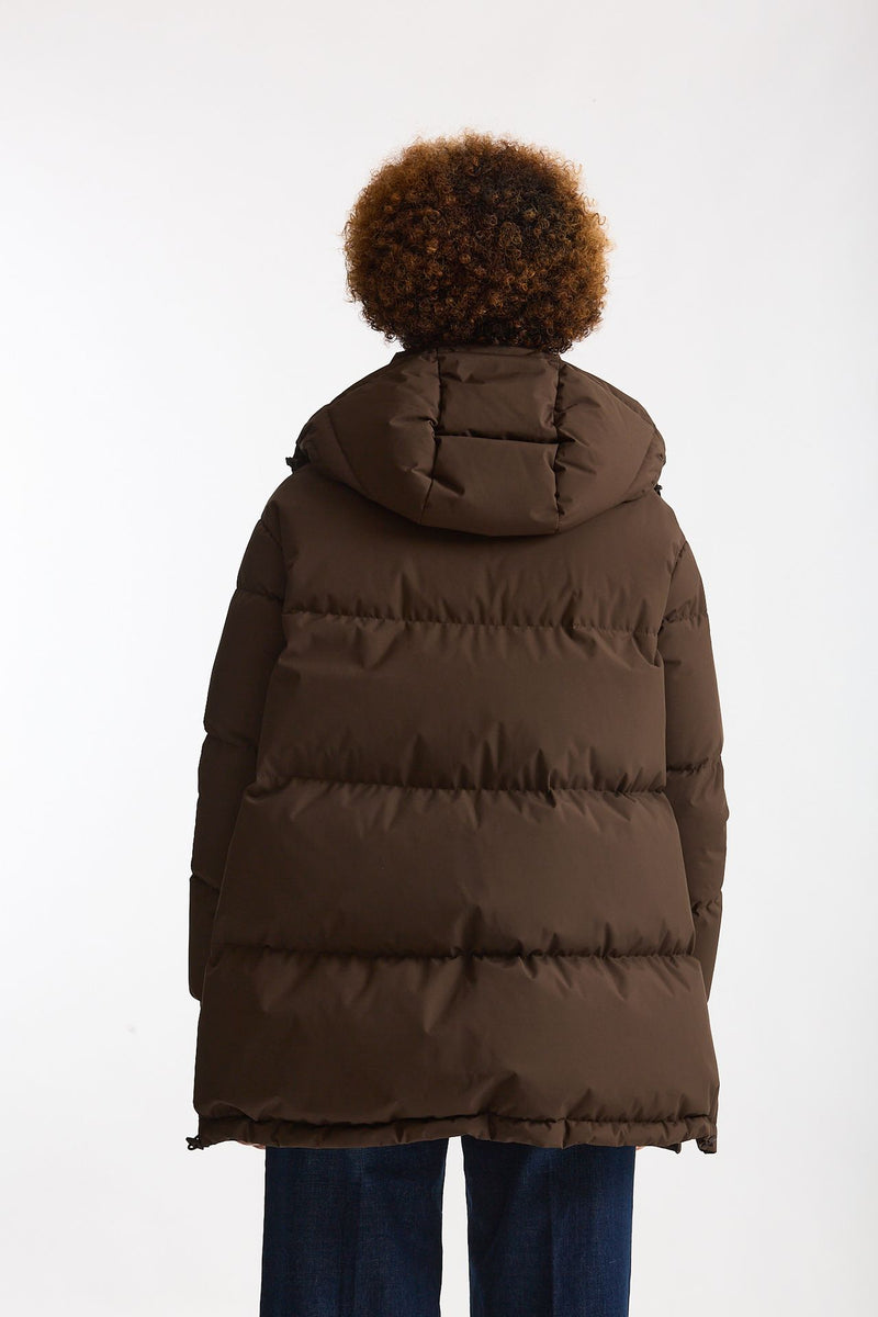 Piumino over windstopper marrone women Herno - 4