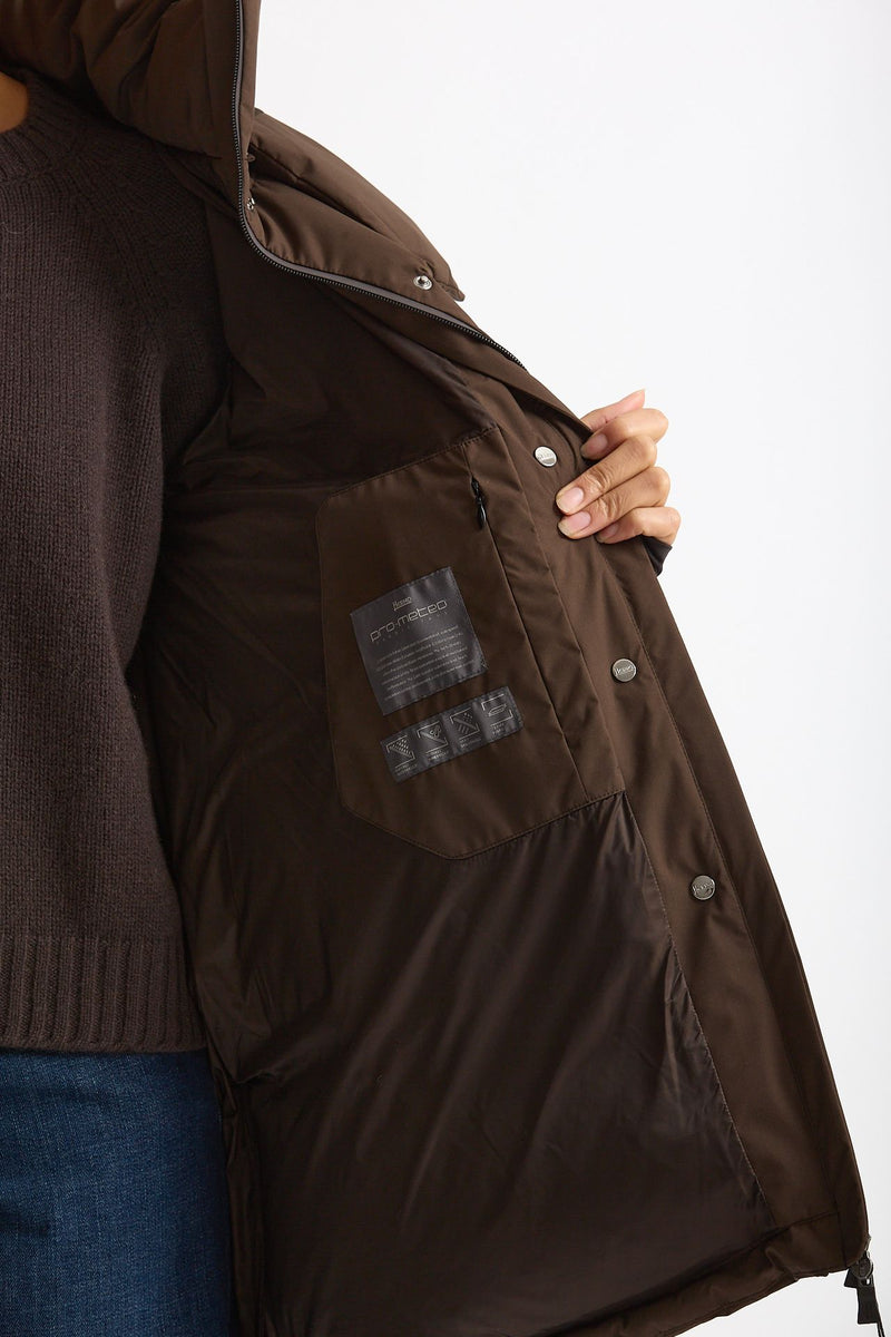 Piumino over windstopper marrone women Herno - 7